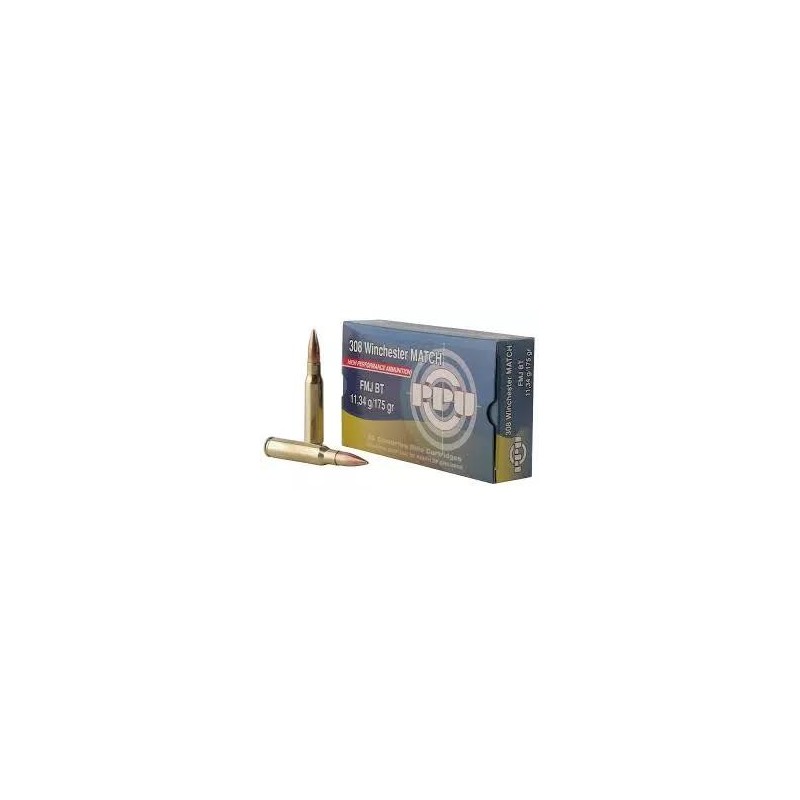 Cartouches 308 Win FMJBT 175gr PPU