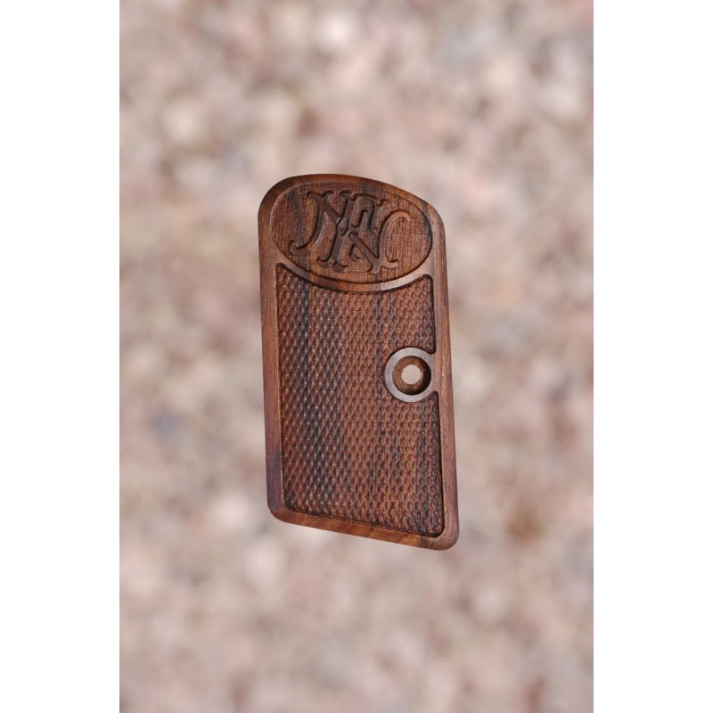 PLAQUETTES BOIS BROWNING FN 1906 - GRIPS (damier + logo)