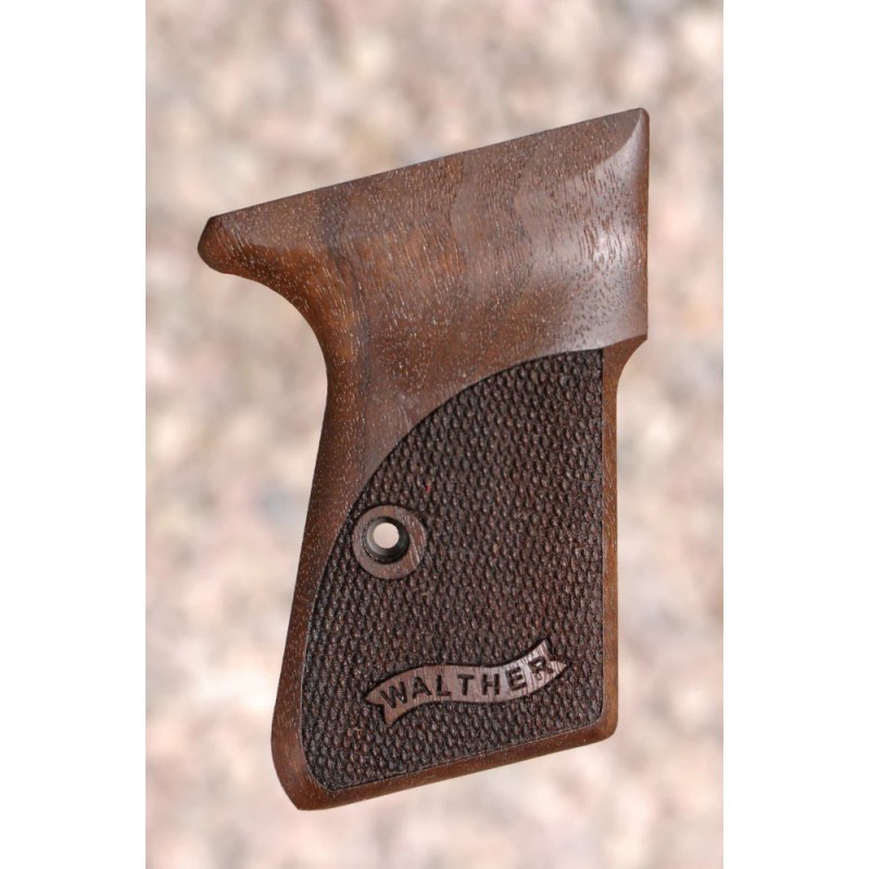 PLAQUETTES PISTOLET WALTHER PP - GRIPS (damier + logo)