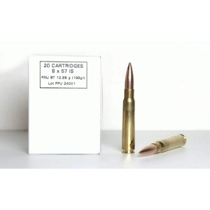 Cartouche 8x57 IS PPU 198gr FMJ BT white box