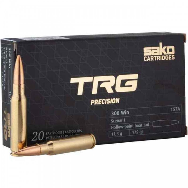 Cartouches SAKO Cal. 308 175grs HPBT - 157A- Boite de 20 unités