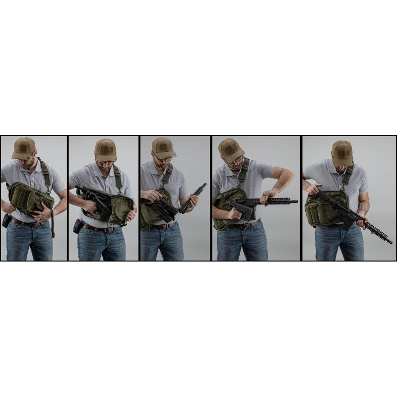 Carabine AR15 pliant en 3 - FoldAR calibre 5.56 canon 12.5' Mo Betta