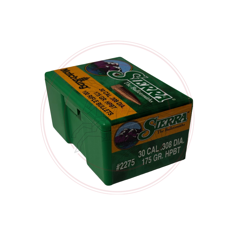 Ogives Sierra MatchKing .308 175gr HPBT x100