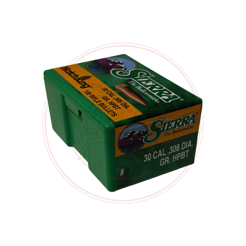 Ogives Sierra MATCH KING HPBT - cal: 30 (.308") - 150grs (9.7gr) X 100