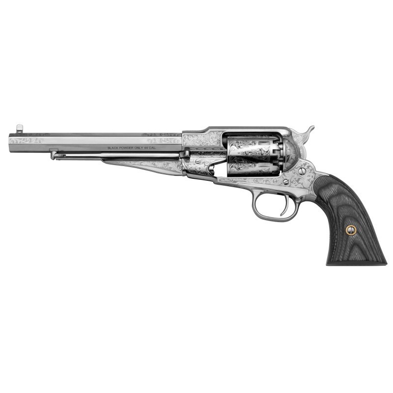 REPLIQUE 1858 REMINGTON LAITON NICKELE Cal: 44 PN - RBN44LE