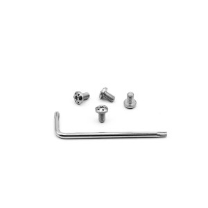 Eemann Tech Torx Grip Screws ( vis torx) for 1911 (Set of 4) - Silver