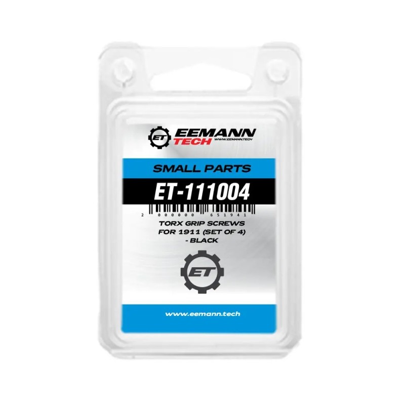 Eemann Tech Torx Grip Screws ( vis torx) for 1911 (Set of 4) - black