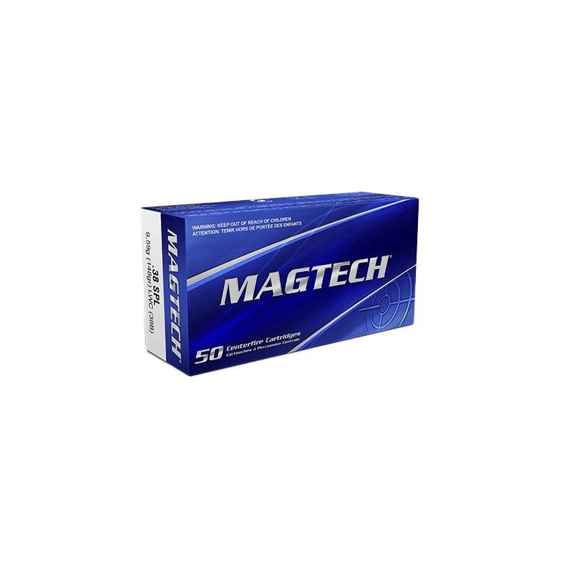 Cartouches Magtech 38 S&W 148 gr LWC