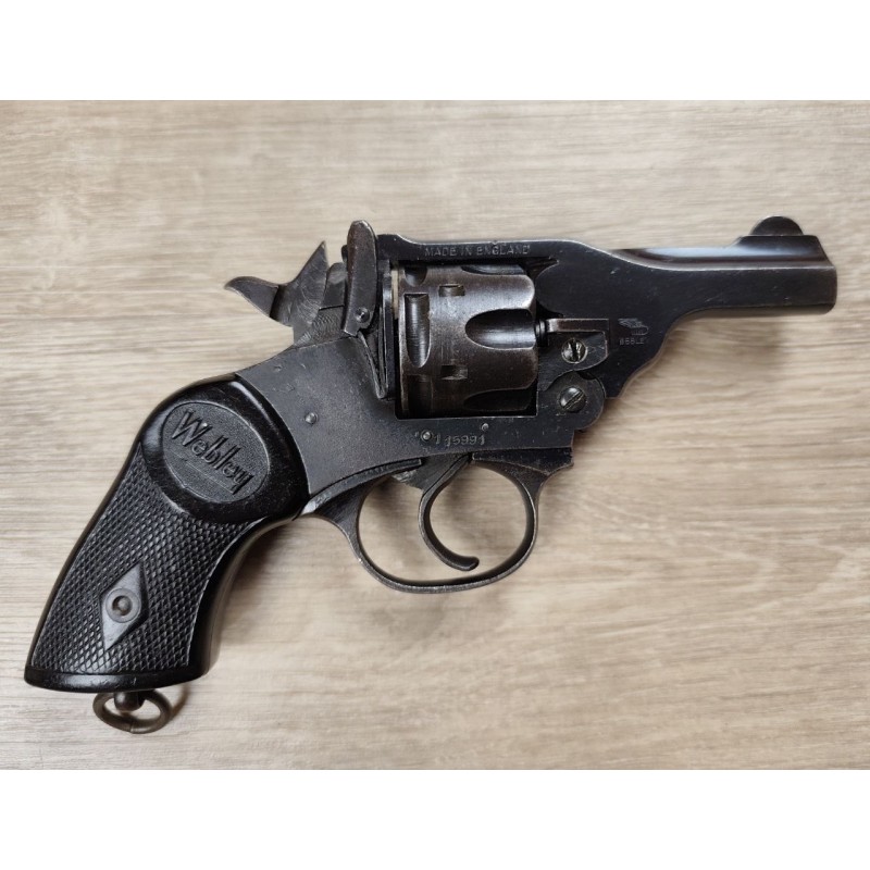 Revolver Webley Mk IV 3" War Finish .38 S&W occasion révisée et testée