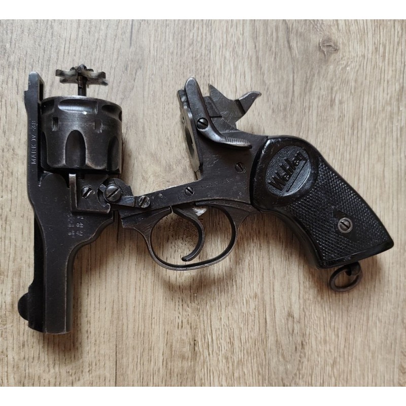 Revolver Webley Mk IV 3" War Finish .38 S&W occasion révisée et testée