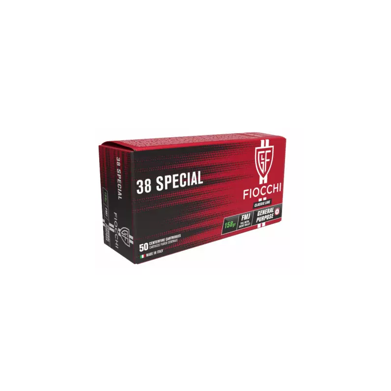 Cartouche Fiocchi LWC cal: 38 special - 148gr - boite de 50