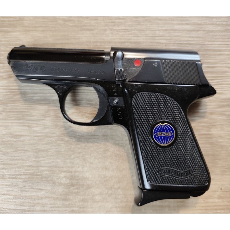 Pistolet Walther TP 6,35 Browning occasion compact révisé canon miroir