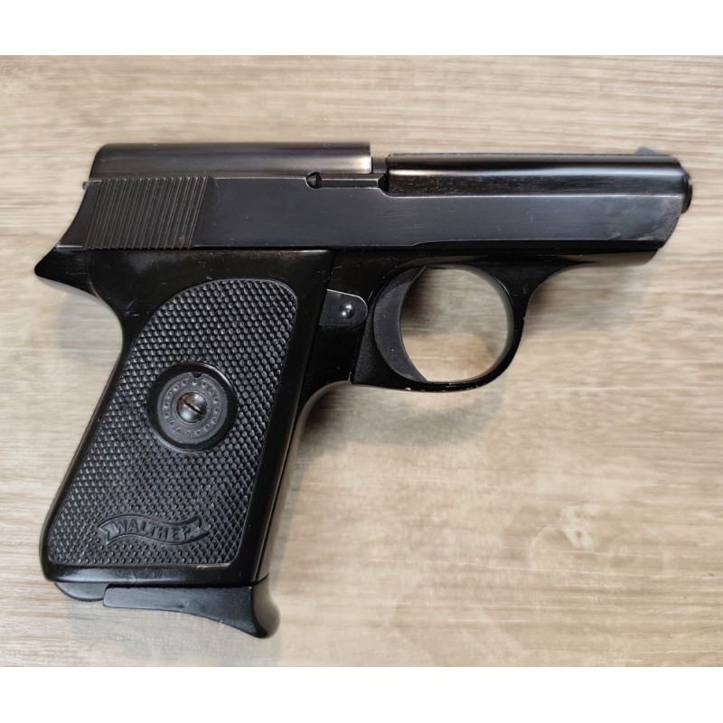 Pistolet Walther TP 6,35 Browning occasion compact révisé canon miroir