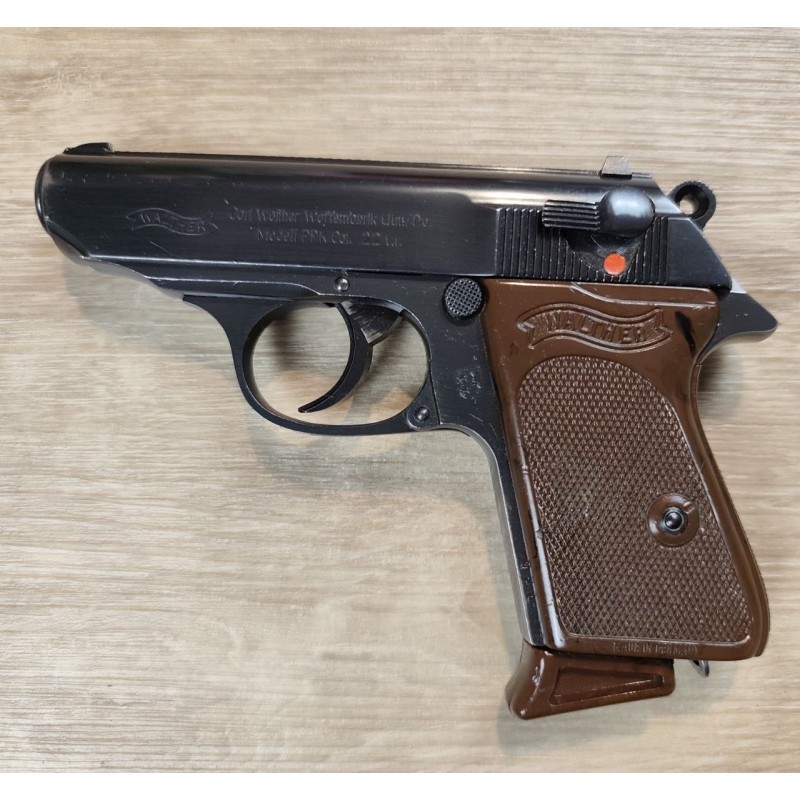 Pistolet Walther PPK .22 LR Ulm 73, administration Allemande, occasion