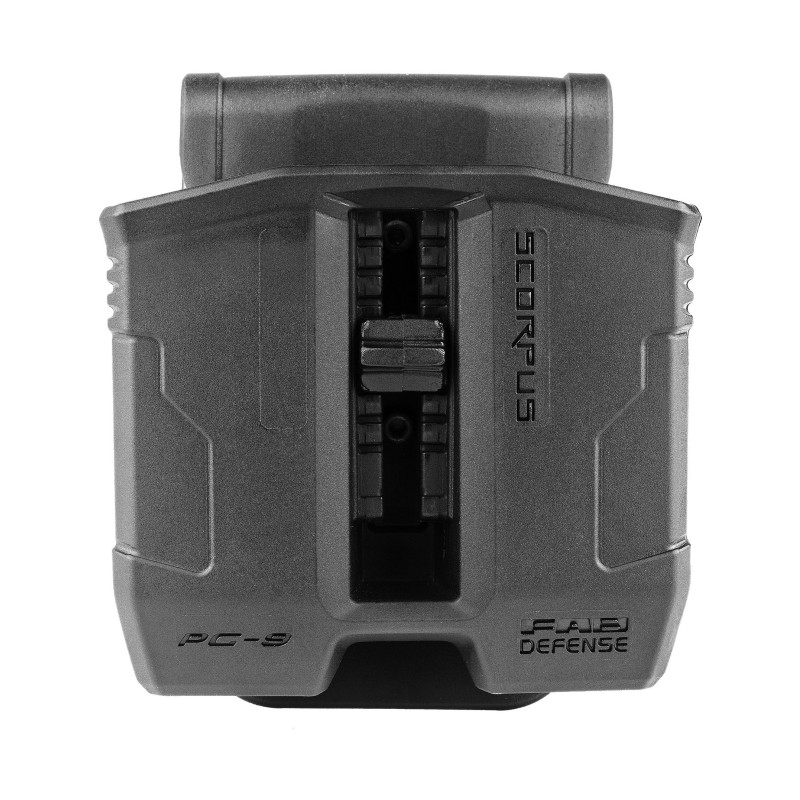 PORTE-CHARGEUR DOUBLE FAB-DEFENSE POUR GLOCK 17 PADDLE - NOIR