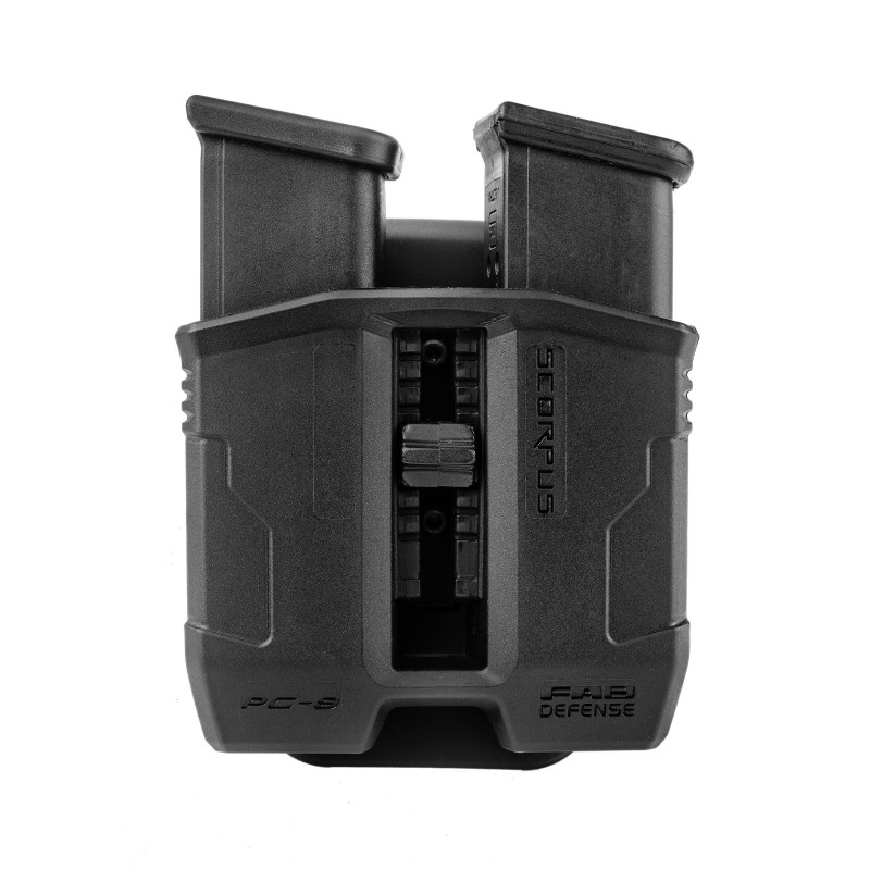 PORTE-CHARGEUR DOUBLE FAB-DEFENSE POUR GLOCK 17 PADDLE - NOIR