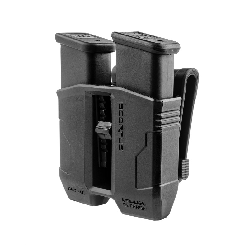 PORTE-CHARGEUR DOUBLE FAB-DEFENSE POUR GLOCK 17 PADDLE - NOIR