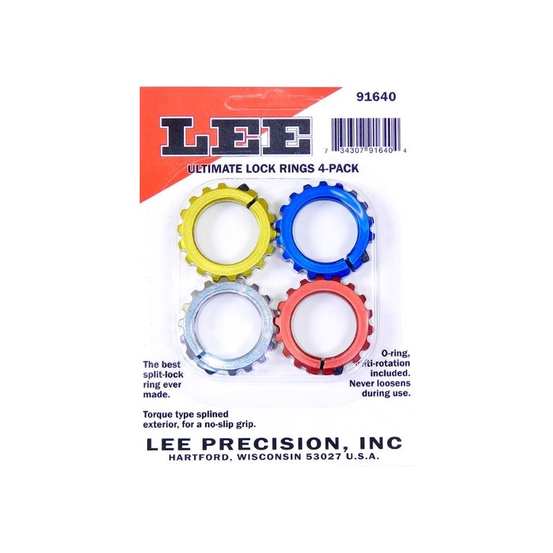 LEE - ULTIMATE LOCK RING (bagues de blocage) 4 bagues
