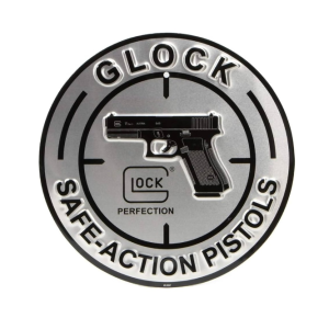 Plaque Ronde Glock Safe Action 28cm