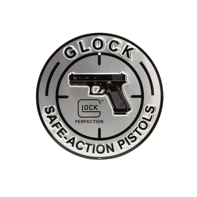 Plaque Ronde Glock Safe Action 28cm
