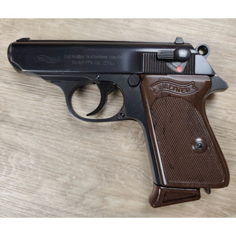 Pistolet Walther PPK .22 LR Ulm 1973 compact précis occasion révisée