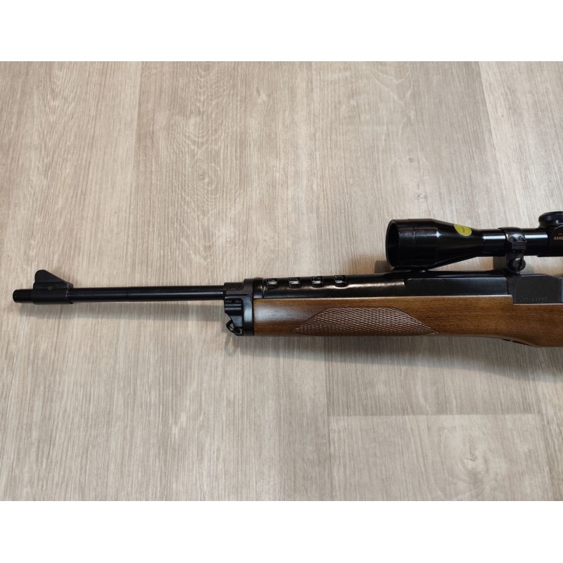 Carabine semi-auto Ruger Mini 14 222 Rem lunette 4x40 Occasion révisée