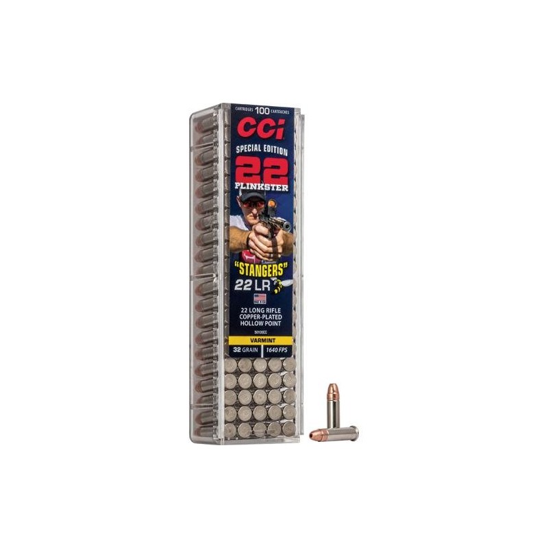 Balise titre | Cartouches CCI Stinger 22LR 32 grains