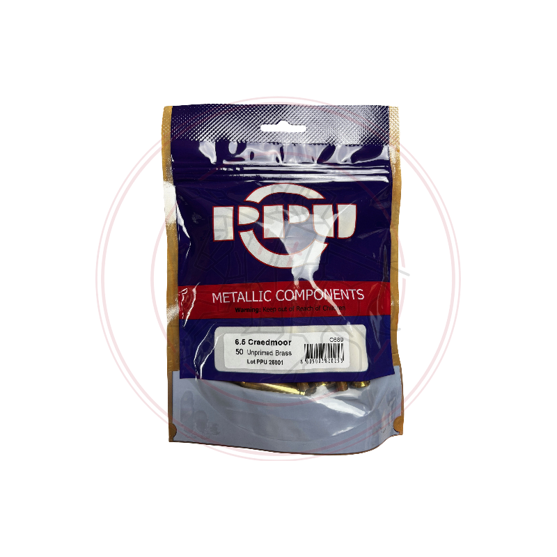 Etuis PPU 6,5 CREEDMOOR - Sachet de 50 unités