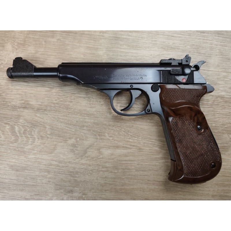 Walther PP Sport .22 LR canon 6 pouces fileté Ulm 1967 révisé/testé