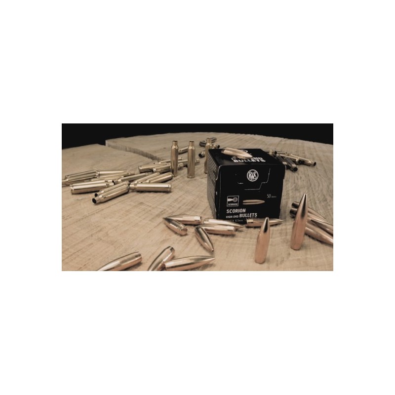 Ogives RWS SCORION MATCH - Cal: .30 (.308") - 190grs  - Boite 50 unité