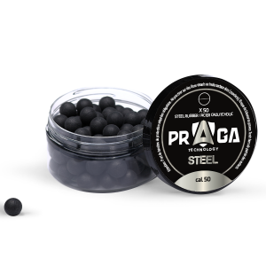 PRAGA STEEL - BILLES EN CAOUTCHOUC ET ACIER CAL:50 - x50