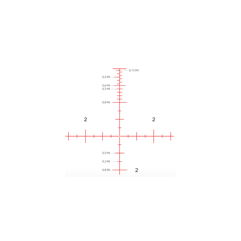 LUNETTE HAWKE - Vantage HD 30 FFP 6-24x50 SF - RETICULE MIL PRO II