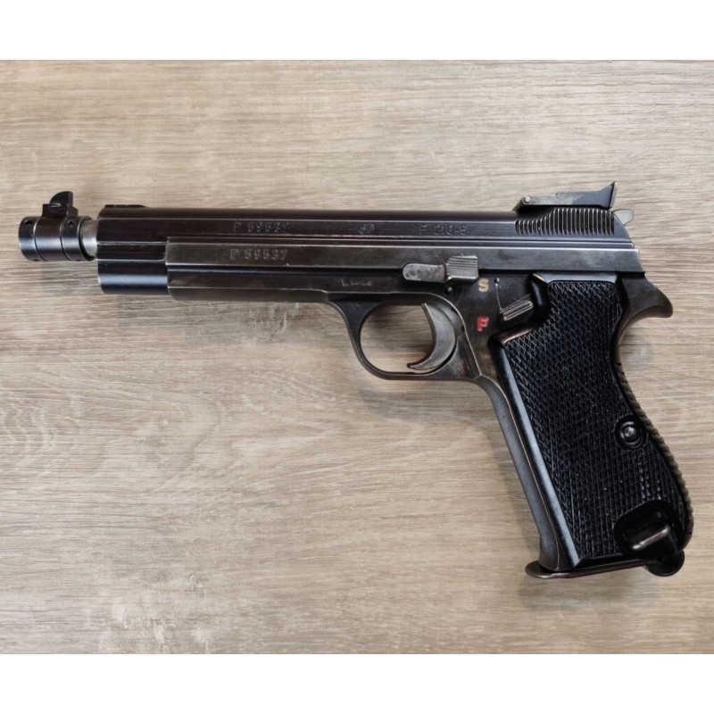 Pistolet SIG P210-5 9x19 tir sportif détente match 2 chargeurs