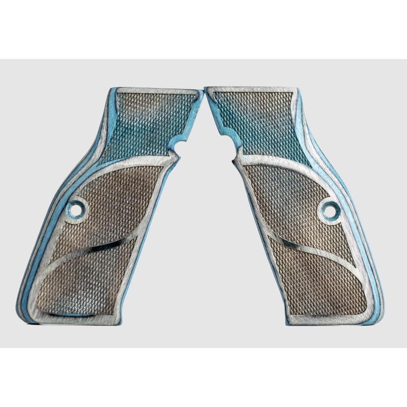 Plaquettes bois CZ Shadow 1 2 bleu ciel
