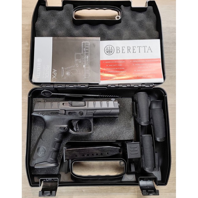 BERETTA APX MIL/LE 9x19 – Mallette complète – Occasion révisée/testée