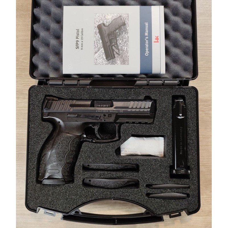 HK SFP9-SF Noir 9x19 – Surplus Police Municipale – Occasion TBE