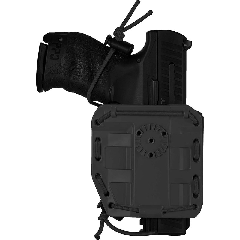  VEGA HOLSTER 8BL00 BUNGY -Holster tactique en polymère caoutchouté, universel pour armes courtes