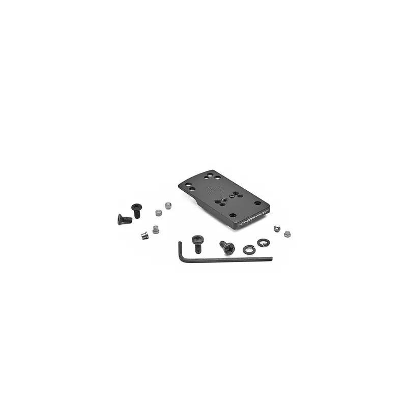 Plaque point rouge Tanfoglio V1 aluminium