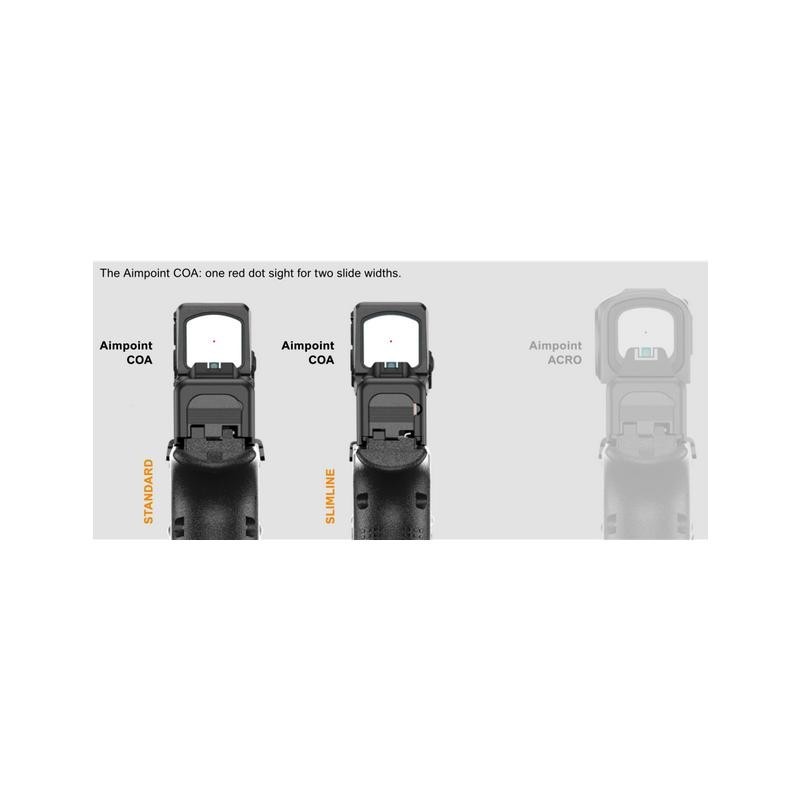 Glock 43X A-CUT Aimpoint COA 9x19