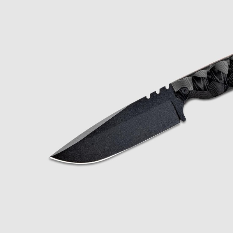 Couteau SKELET TOXIFIE Micarta noir