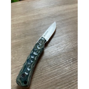 Couteau Wildsteer TROLL Pliant Brossé BLEU VERT  18,6 cm