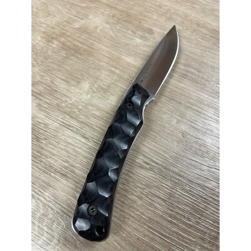 Couteau Wildsteer TROLL Pliant Brossé NOIR 18,6 cm
