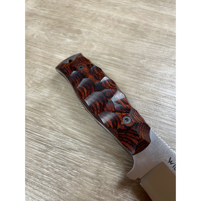 Couteau KASTOR Pakkawood Cocobolo