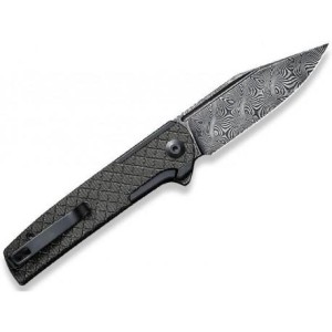 COUTEAU CIVIVI CACHET MICARTA VERT FONCE/ INOX DAMAS + ETUI