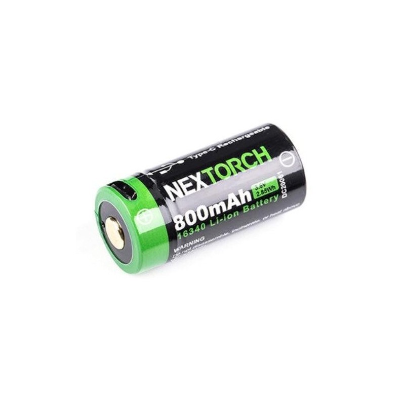 Batterie rechargeable 800 mAh USB-C Nextorch