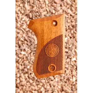 PLAQUETTES UNIQUE model L grips (partiellement en damier et logo)