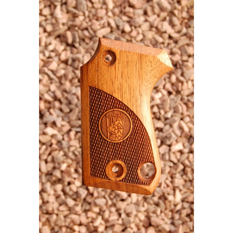 PLAQUETTES UNIQUE model L grips (partiellement en damier et logo)