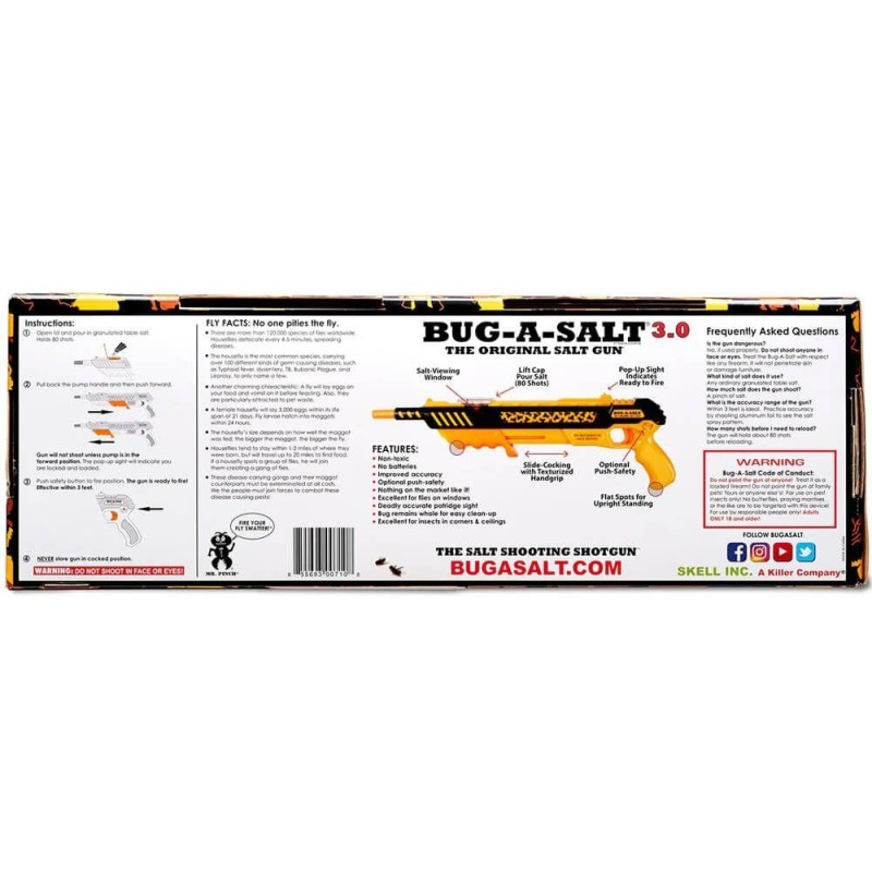 Pistolet à sel Bug-A-Salt 3.0 Orange