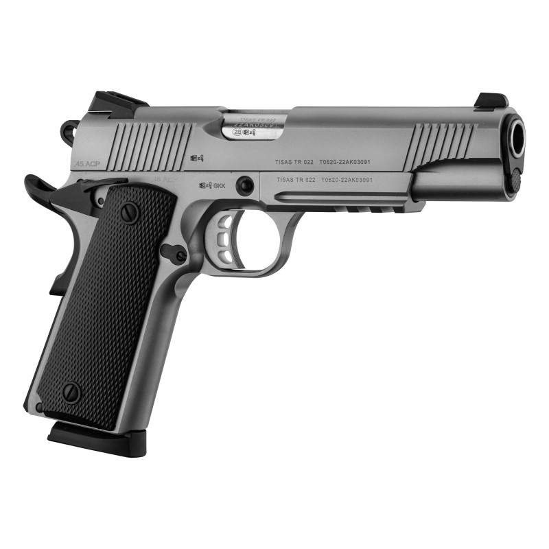 Pistolet TISAS - ZIG PC 1911 Inox - Cal: 45 ACP - Canon: 5''