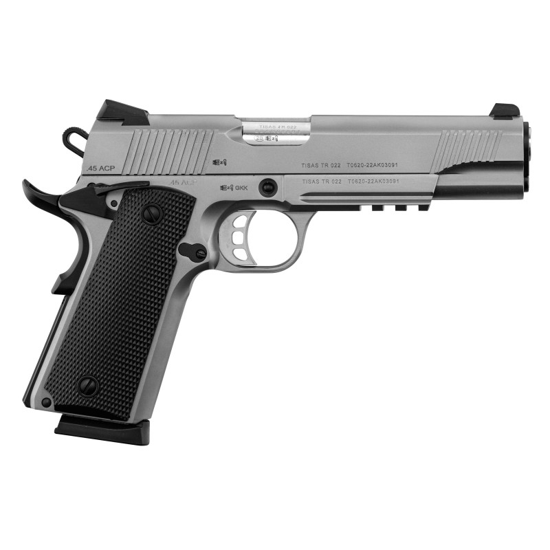 Pistolet TISAS - ZIG PC 1911 Inox - Cal: 45 ACP - Canon: 5''